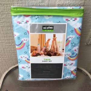 NWOT MI ZONE TWIN SHEET SET